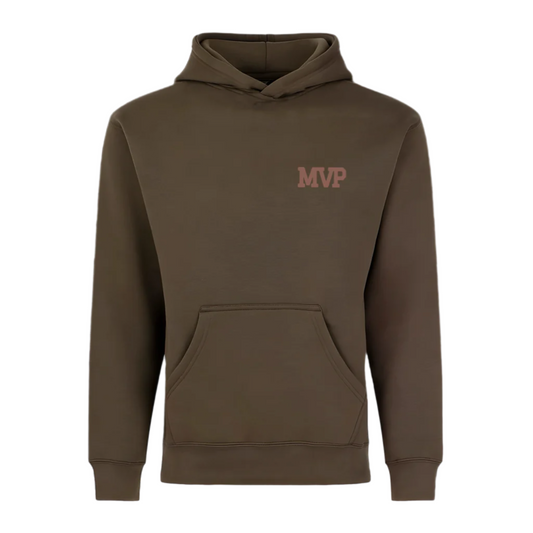 Desert Taupe Ultra Heavy Embroidered MVP Hoodie (Unisex)