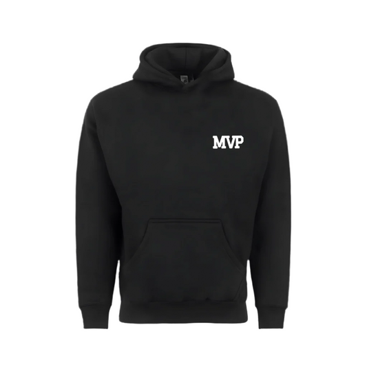 Black MVP Ultra Heavy Embroidered Hoodie (Unisex)