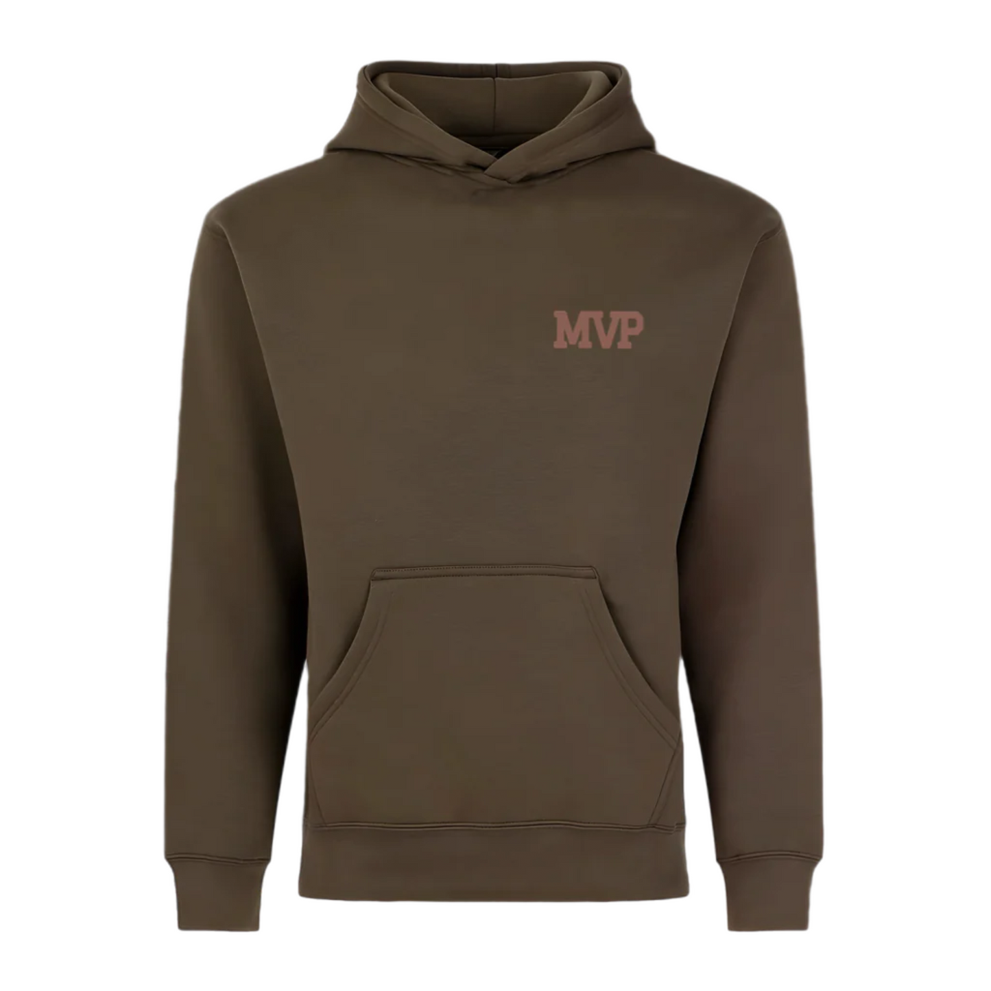 Desert Taupe Ultra  Heavy Embroidered MVP Hoodie (Unisex)