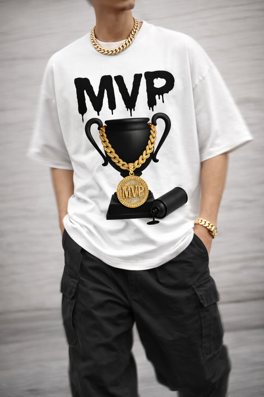 Premium Drop Shoulder MVP Trophy Tee